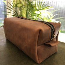 Load image into Gallery viewer, Sold | The Hastings | Light Brown Dopp Kit